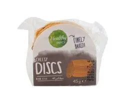 Healthy Snack Cheesy Discs With Black Seeds - 45 Gr