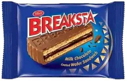 Breaksta Wafer Sandwich with Milk Chocolate - 14.50G