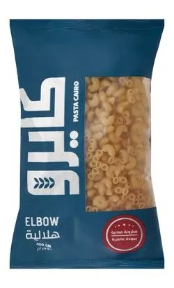 Cairo Elbow Pasta - Artificial Color Free, Artificial Flavor Free, Artificial Preservative Free - 400 Gr