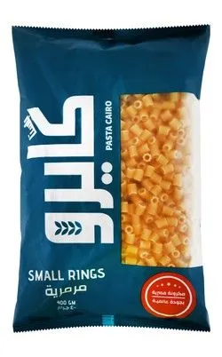 Cairo Small Ring Pasta - Artificial Flavor Free, Artificial Color Free, Artificial Preservative Free - 400 Gr