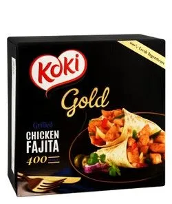 Koki Gold Frozen Grilled Chicken Fajita - Gmo Free - 400 Gr