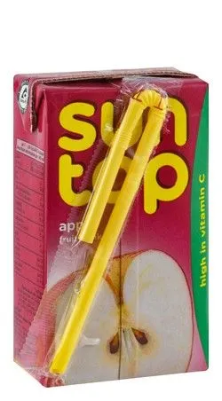 Sun Top Apple Drink - Preservative Free, Artificial Color Free, Artificial Sweeteners Free - 250 Ml