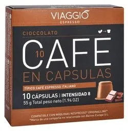 Viaggio Espresso Cioccolato Coffee Capsules - 10 Capsules