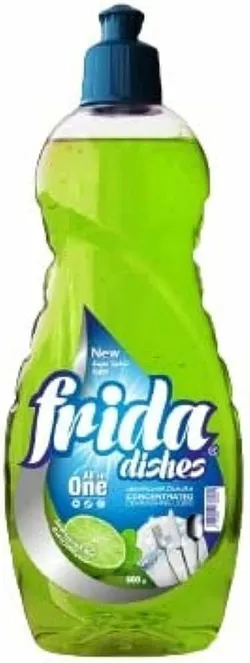 Frida Dish Washing Liquid With Green Lemon And Mint - 600Ml