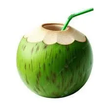 Hygiene - Coconuts Natural With Straw - 1Pc