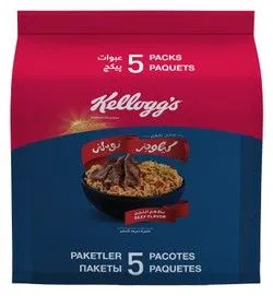 Kellogg's Instant Noodles Beef Flavor - 5 X 70 Gr