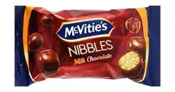 Mcvitie's Digestive Nibbles Milk Chocolate Coated Biscuit Balls - 37 Gr
