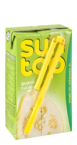 Sun Top Guava Juice - Preservatives Free, Artificial Colors Free, Artificial Flavors Free - 250 Ml