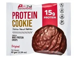 Advanced Sports Nutrition Original 15G Protein Cookie - Gluten Free, Soy Free, Preservatives Free - 65 Gr