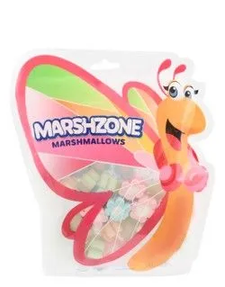 Marshzone Marshmallows - Gluten Free, Pig Fat & Derivatives Free - 65 Gr