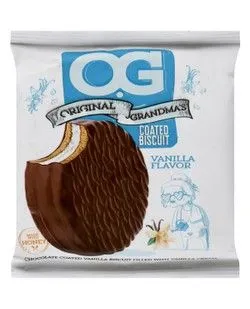 Original Grandma's Chocolate Coated Biscuit Filled With Vanilla Cream - 1 Pcs