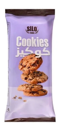 Silo Foods Wheat Cookies With Chocolate Chips - 4 Per Pack