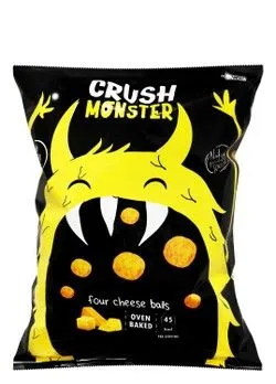 Crush Monster Four Cheese Corn Balls - 50 Gr