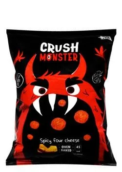 Crush Monster Spicy Four Cheese Corn Balls - 50 Gr