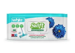 White Swift Floor Wet Wipes - 30 Wipes