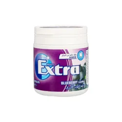 Extra Suger Free Gum With Blueberry - 60 Pieces