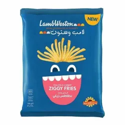 Lamb Weston Ziggy Fries - 750 Gm