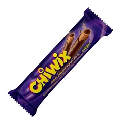 Chiwix Wafer Roll with Chocolate and Hazelnut Cream - 24G