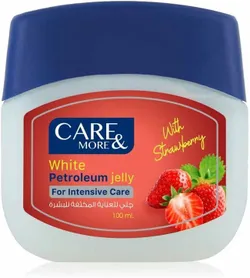 Care & More White Petroleum Jelly For Intensive Care With Strawberry - 100Ml