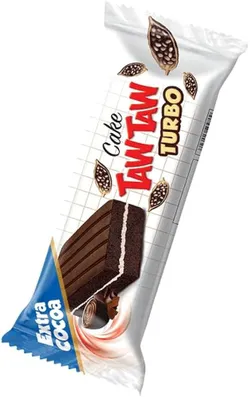 Taw Taw - Turbo Cocoa Cake Filled With Vanilla Cream - 1Pc
