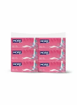 Mora Flexi Facial Tissues, 500 Tissue - 6 Pcs