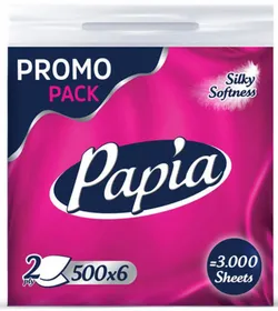 Papia Facial Tissues 6 أ— 500 Pieces