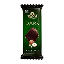 Corona Dark Chocolate With Hazelnut - 52G