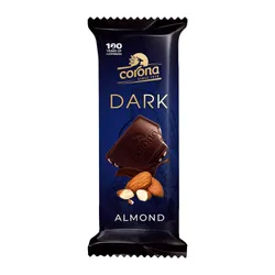 Corona Dark Chocolate With Almond - 52G