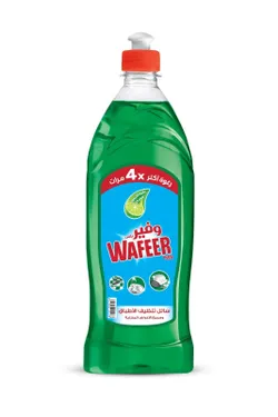 Wafeer Dishwashing Liquid With Green Lemon Scent - 725 Gm