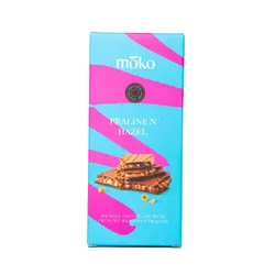 Moko Milk Chocolate With Crunchy Praline Hazelnut - 70G