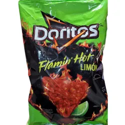 Doritos Flamin Hot Tortila Crisps With Lemon - 45G