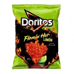 Doritos Flamin Hot Tortila Crisps With Lemon - 70G