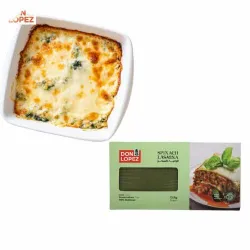 Don Lopez Lasagna Pasta With Spinach - 250G