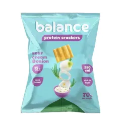 Balance Protein Crackers With Sour Cream, Onion - 70g