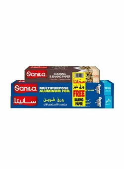 Sanita 2 Aluminium Foil Roll With Bread Paper