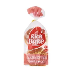 Rich Bake - Glazed Soft Burger - 4Pc