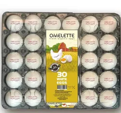 Omelette White Eggs - 30Pieces