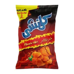 Crunchy Potato Chips Flaming Hot Mix Grill - 95-105G