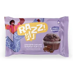 Razz Cupcake With Chocolate - 1Pc