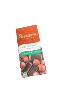 Sweetana Milk Chocolate with Hazelnut Suger Free - 90Gm