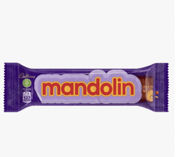 Mandoline Biscuit Stuffed With Caramel Covered With Chocolate Cream