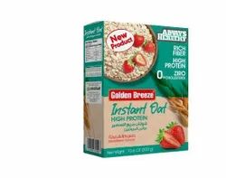 Golden Breeze Instant Oats with High Protein and Strawberry - 300G