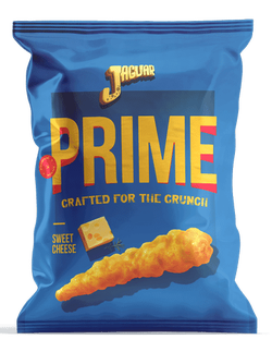 Jaguar Prime Snacks With Sweet Cheese - 60-68g
