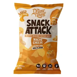 Organic Nation Snack Attack Protein Puffs With Nacho C - 60G