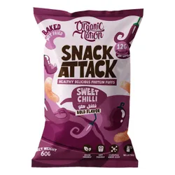 Organic Nation Snack Attack Protein Puffs With Sweet Chili - 60G
