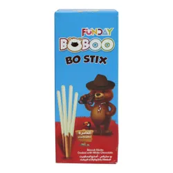 Funday Sticks With White Chocolate Cream - 23G