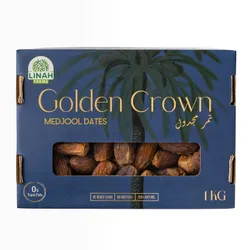 Linah Farms Dates Mejdool Golden Crown - 1KG