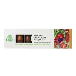 Linah Farms Dates Mejdool Belgian Chocolate - 7PC