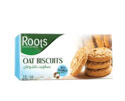 Roots - Roots Oat Biscuits W/Coconuts - 12Pc