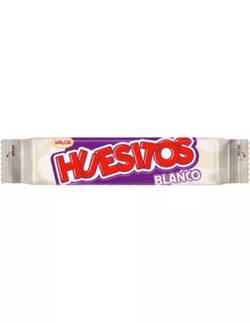 Valor - Huesitos Blanco Wafer W/White Chocolate - 1Pc